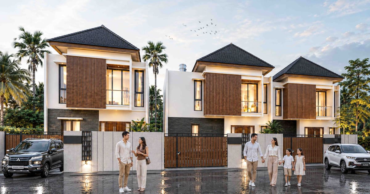 Properti Hak Milik Rumah Modern 3 Kamar Tidur Di Dalung – Hanya 7 Unit in Dalung