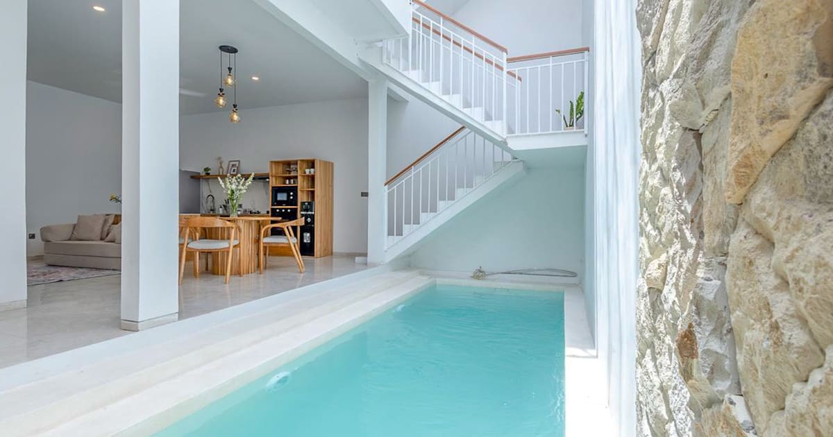 Vila Hak Milik Vila Freehold Modern Minimalis 2 Kamar Dengan Rooftop Di Seminyak in Seminyak