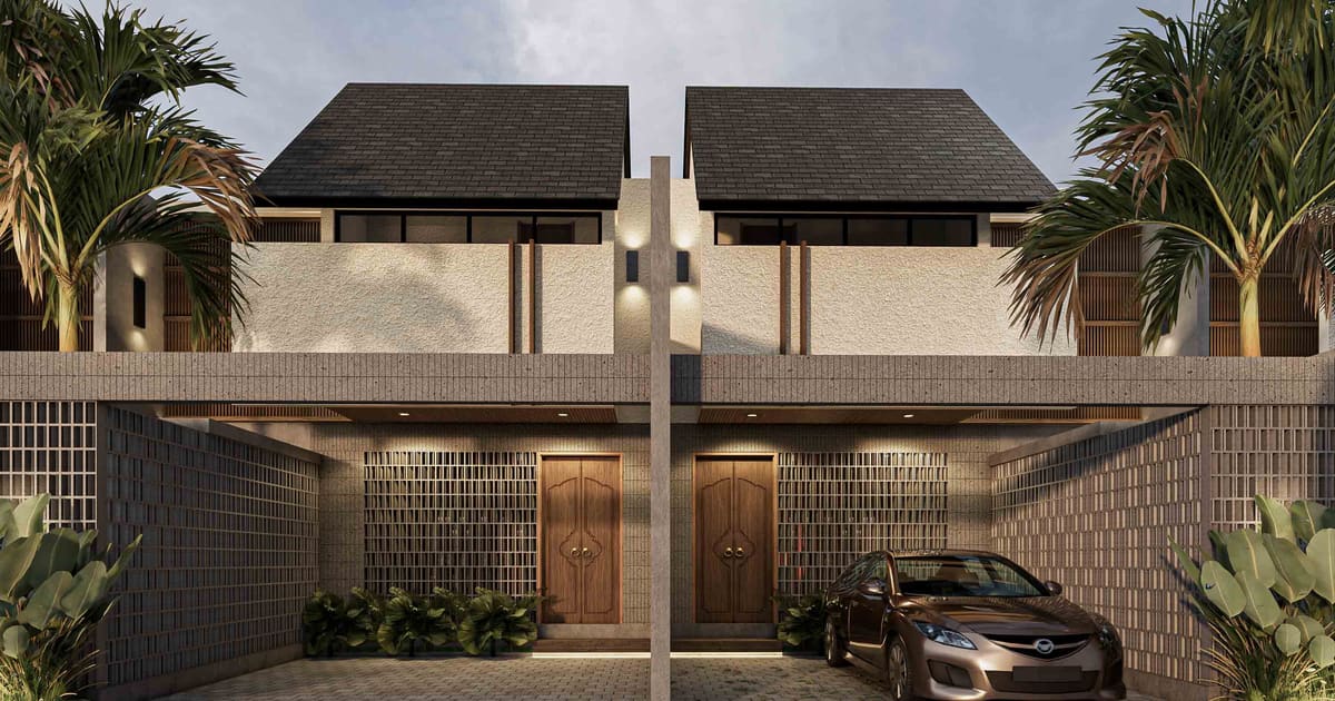 Properti Hak Milik Rumah Freehold Modern 2 Kamar Di Kerobokan – Presale in Dalung