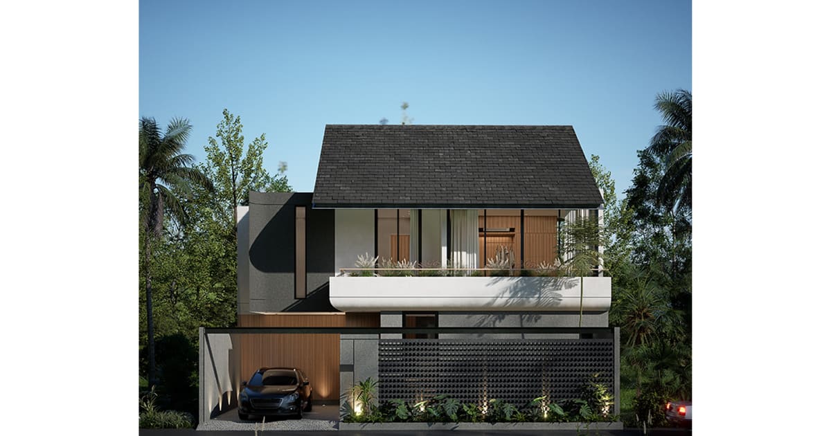 Freehold Property Modern Tropical 3-Bedroom Freehold House In South Denpasar in Denpasar Selatan