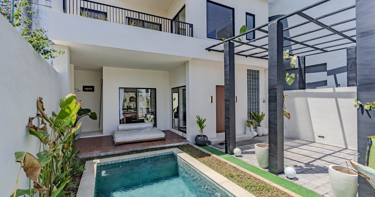 Properti Hak Milik Villa Modern 2kt Dengan View Gwk Di Nusa Dua in Nusa Dua