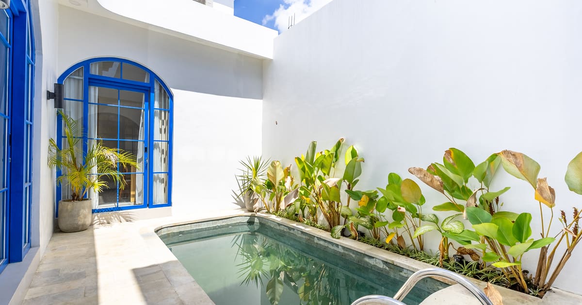 Freehold Villa Mediterranean Style Villa With Rooftop & Private Pool In Cepaka in Munggu