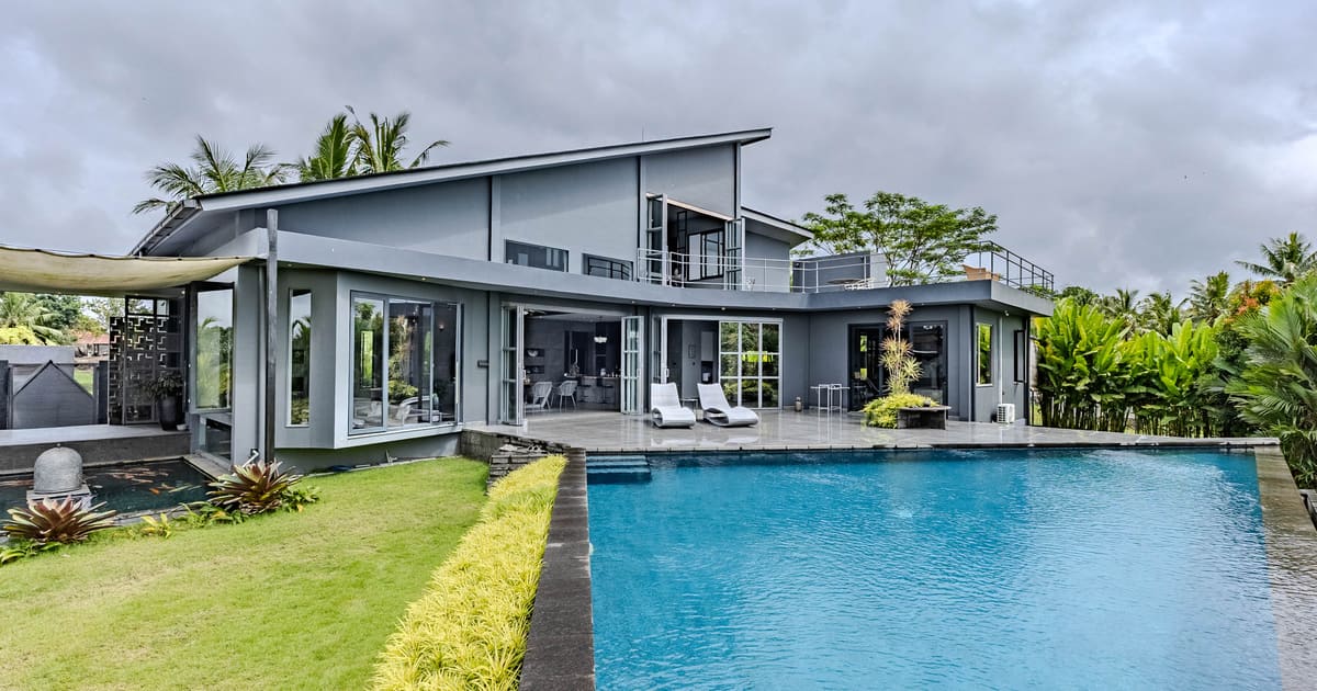 Freehold Villa Modern 3br Villa With Large Private Pool & Expansive Garden In Ubud in Ubud