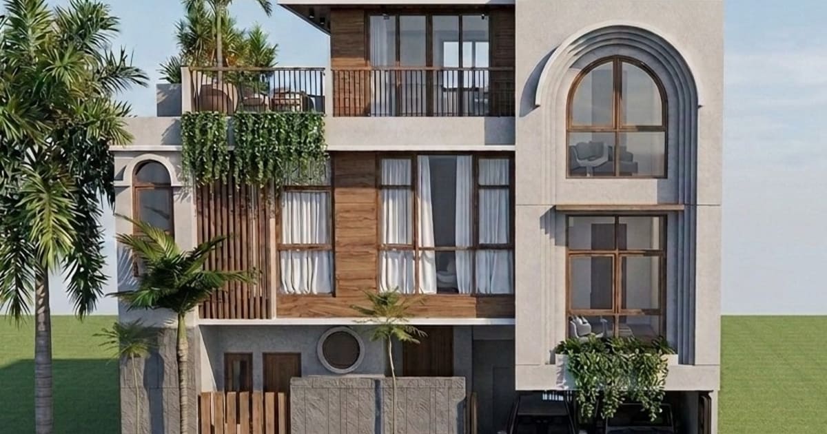 Freehold Property Modern 3-Storey House In Abianbase in Mengwi