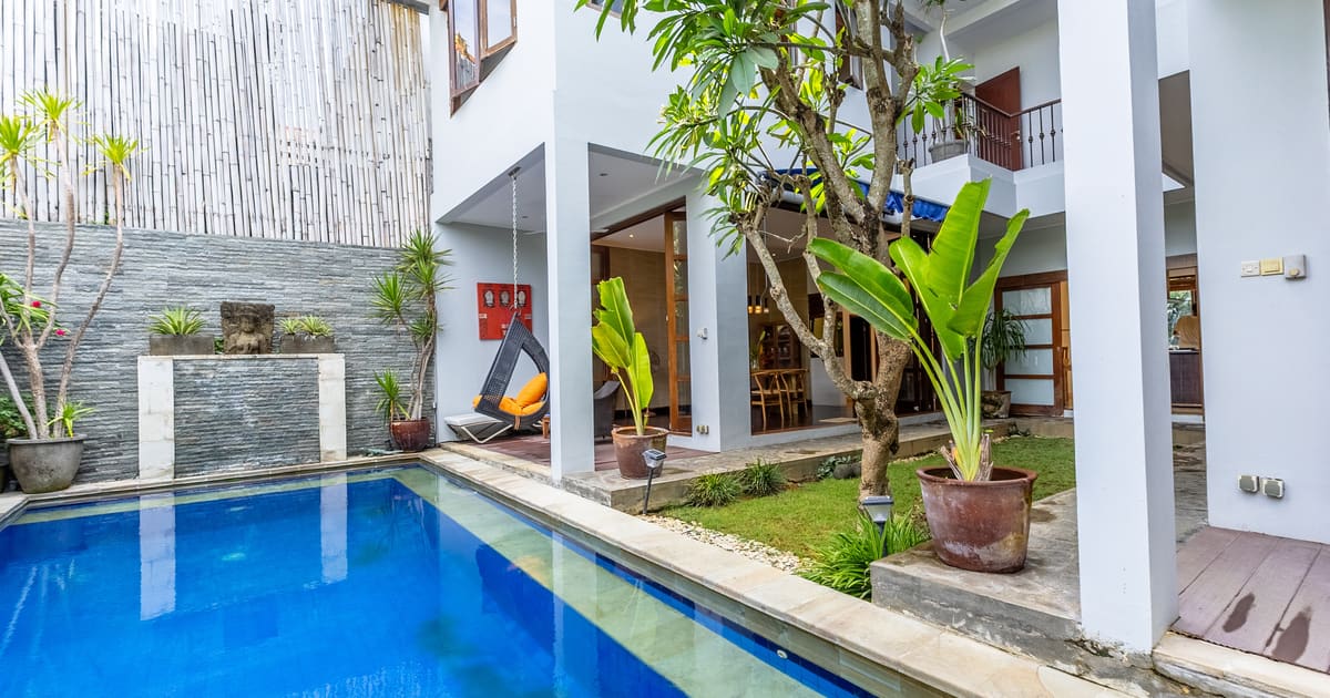 Freehold Villa Elegant Tropical Bali Villa With Private Pool In Seminyak  in Seminyak