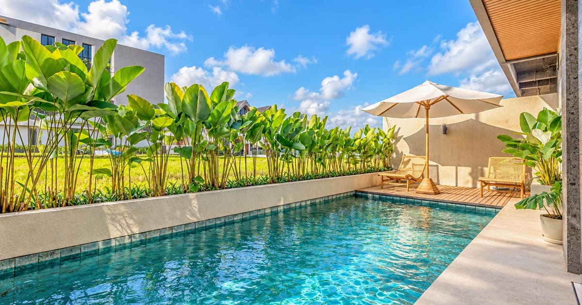 Freehold Villa Modern 3-Bedroom Villa With Private Swimming Pool In Canggu in Canggu