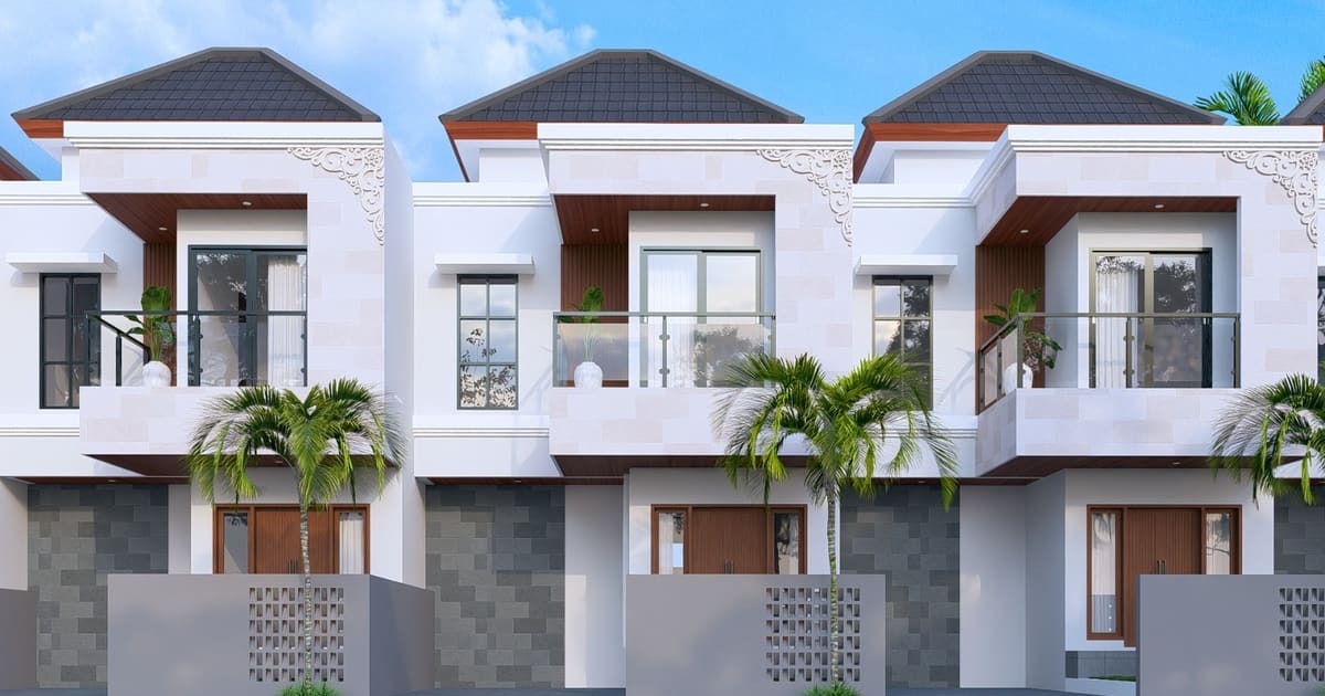 Freehold Property Modern 3-Bedroom Homes In Hayam Wuruk in Renon
