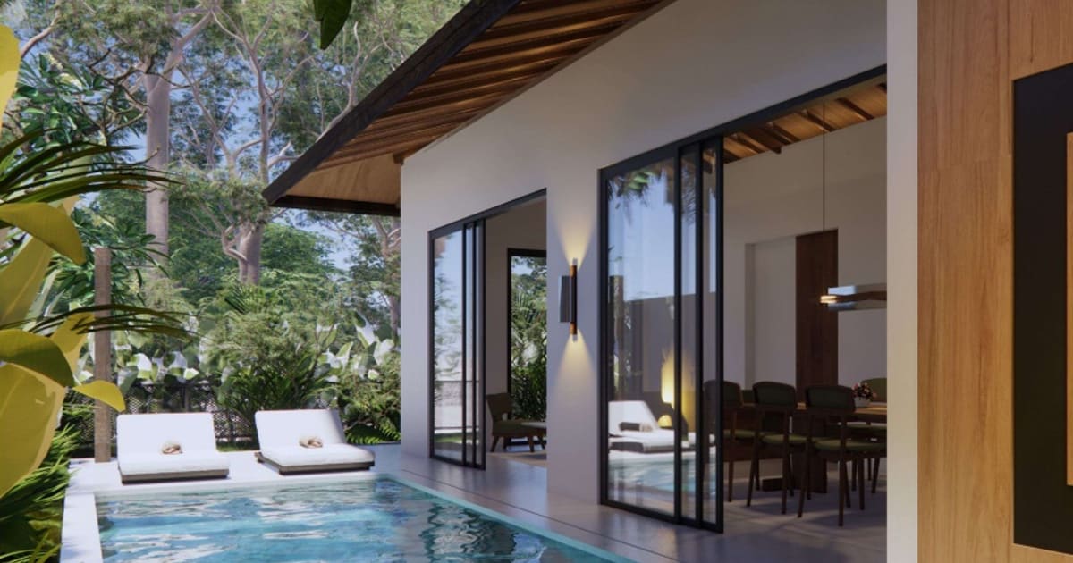 Leasehold Villa Modern Balinese Style Villa In Ubud in Ubud