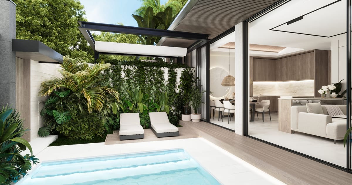 Leasehold Villa Contemporary 2-Bedroom Private Pool Villa in Seminyak