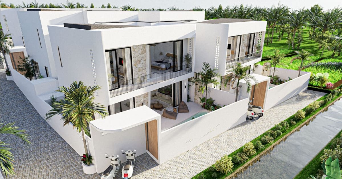 Vila Leasehold Villa Modern 2–3 Kamar Tidur Di Kawasan Tenang Cemagi in Cemagi