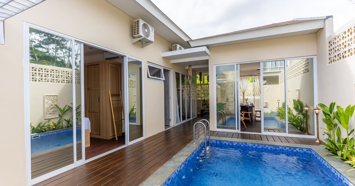 Rentals Modern 2-Bedroom Villa With Private Pool In Ungasan in Nusa Dua