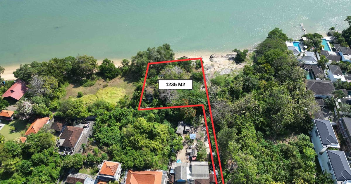 Freehold Land Rare Beachside 12.35 Are Land In Tanjung Benoa in Nusa Dua