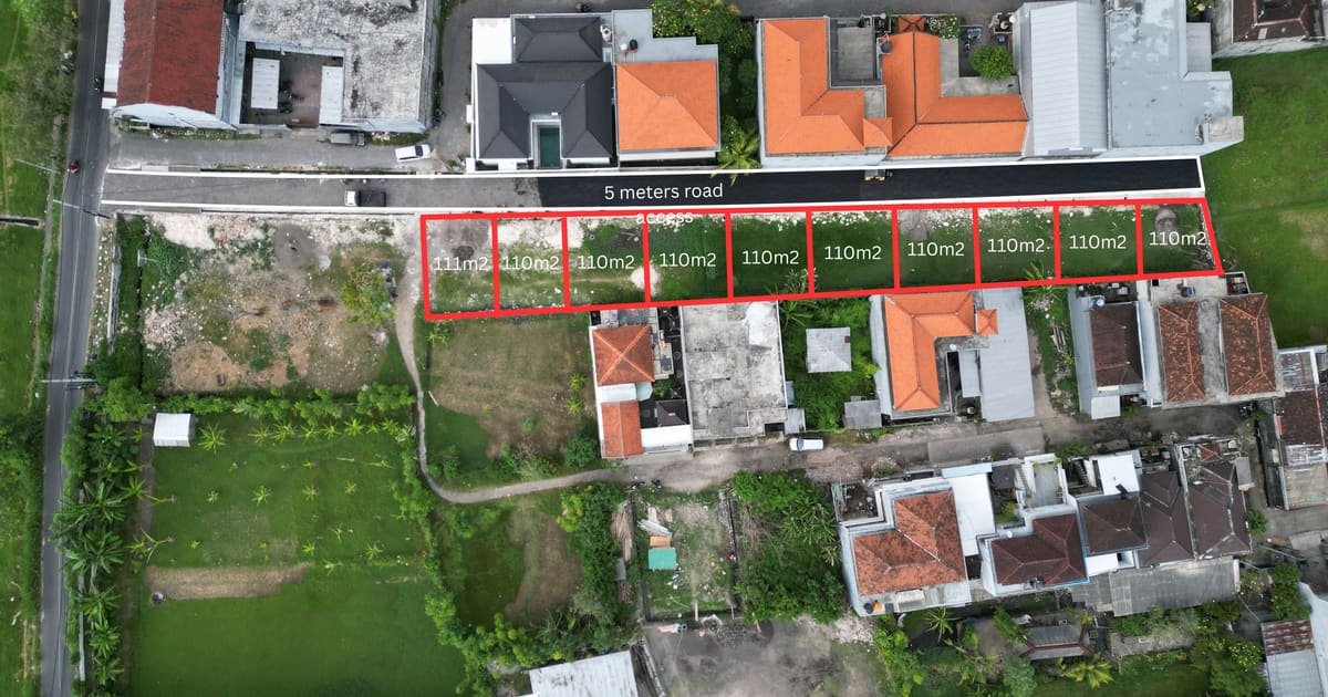 Freehold Land Strategic Residential Land In Taman Pancing in Denpasar Selatan