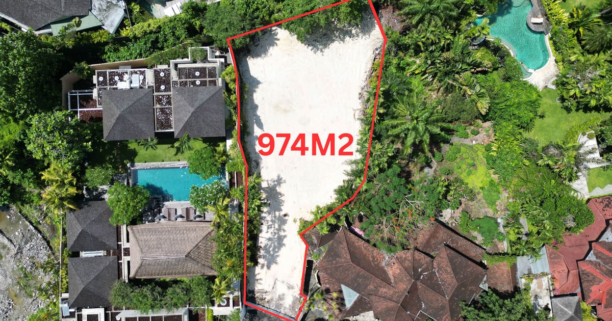 Freehold Land Prime 974 M² Freehold Land In Seminyak’S Golden Zone in Seminyak
