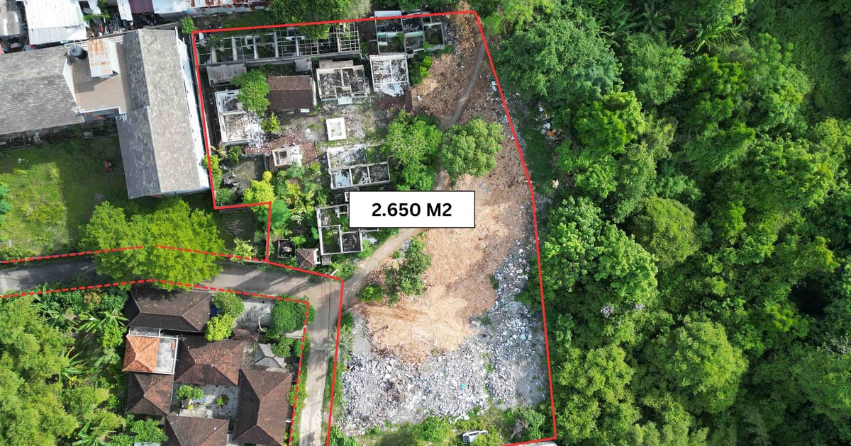 Freehold Land 26.5 Are Residential Freehold Land With High Development Potential in Nusa Dua