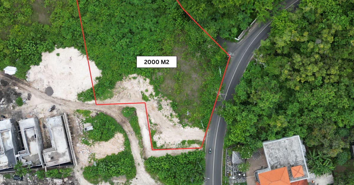 Freehold Land Land For Sale In Pandawa – Prime Tourism Zone in Pecatu