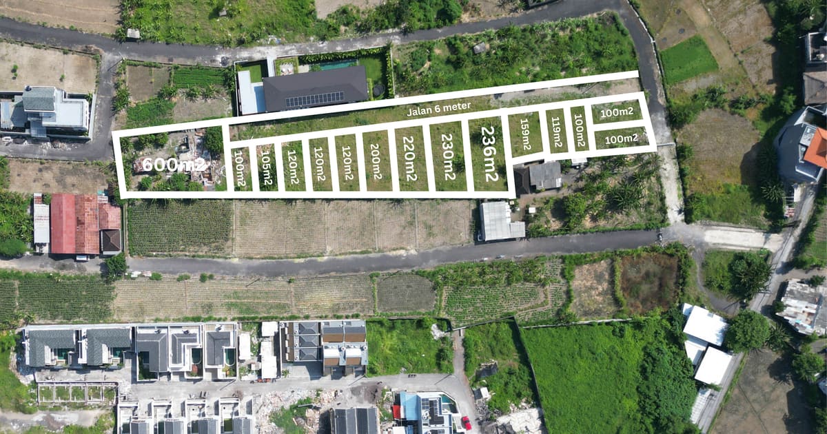 Tanah Hak Milik Kavling Premium Dekat Pantai Sanur & Padang Galak in Sanur Beach