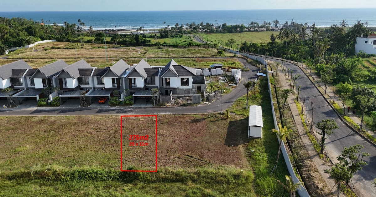 Freehold Land Well-Proportioned Land Plot In Kedungu – Very Close To The Beach in Kedungu
