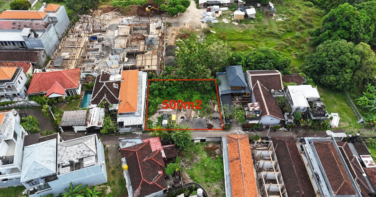 Tanah Hak Milik Tanah Strategis Di Jimbaran – Hanya 5 Menit Ke Udayana & Gwk in Jimbaran