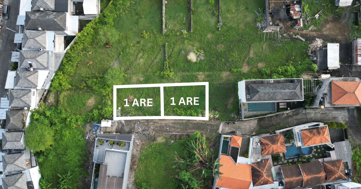 Freehold Land Premium 100 Sqm Land For Sale In Munggu in Munggu