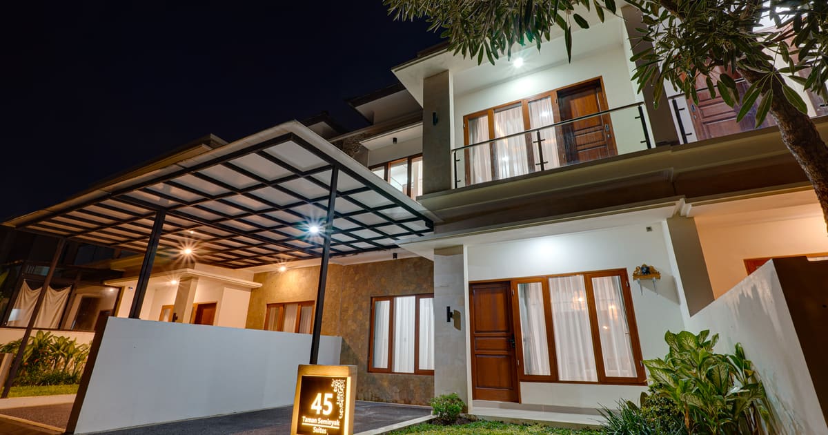 Freehold Property Modern Contemporary 2 Br House In Seminyak in Seminyak