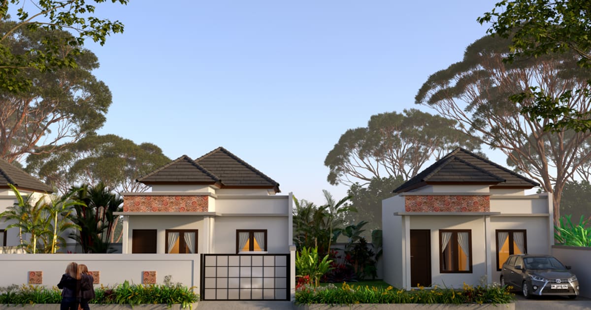 Freehold Property Modern House Type 36 In Goa Gong in Jimbaran
