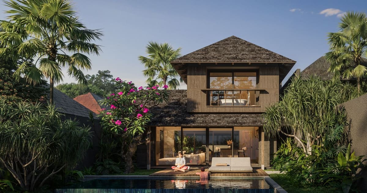 Freehold Property Luxurious Tropical Modern 2br Villa In Ungasan in Ungasan