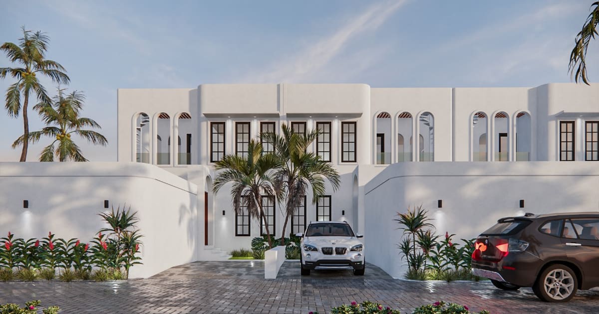 Freehold Villa Modern Minimalist Villa 2br In Nusa Dua in Nusa Dua