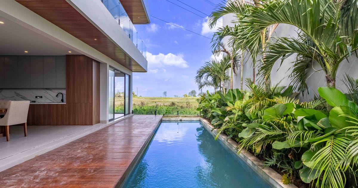 Freehold Villa 3br Modern Tropical Villa In Kaba Kaba in Tabanan 