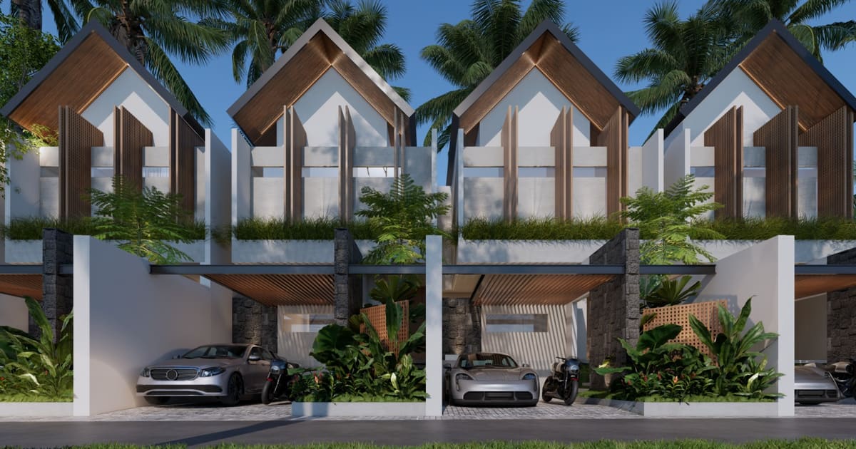 Properti Hak Milik Rumah Modern 3br Di Denpasar Selatan in Denpasar Selatan