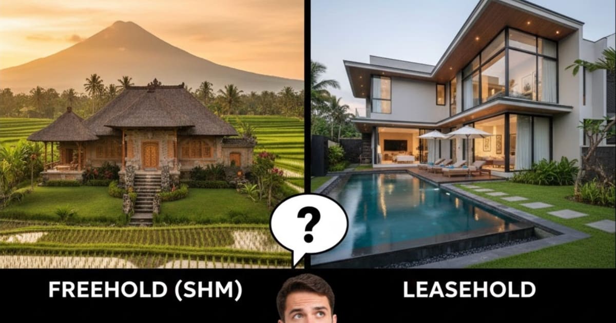 Perbedaan Rumah Freehold (SHM) dan Leasehold di Bali