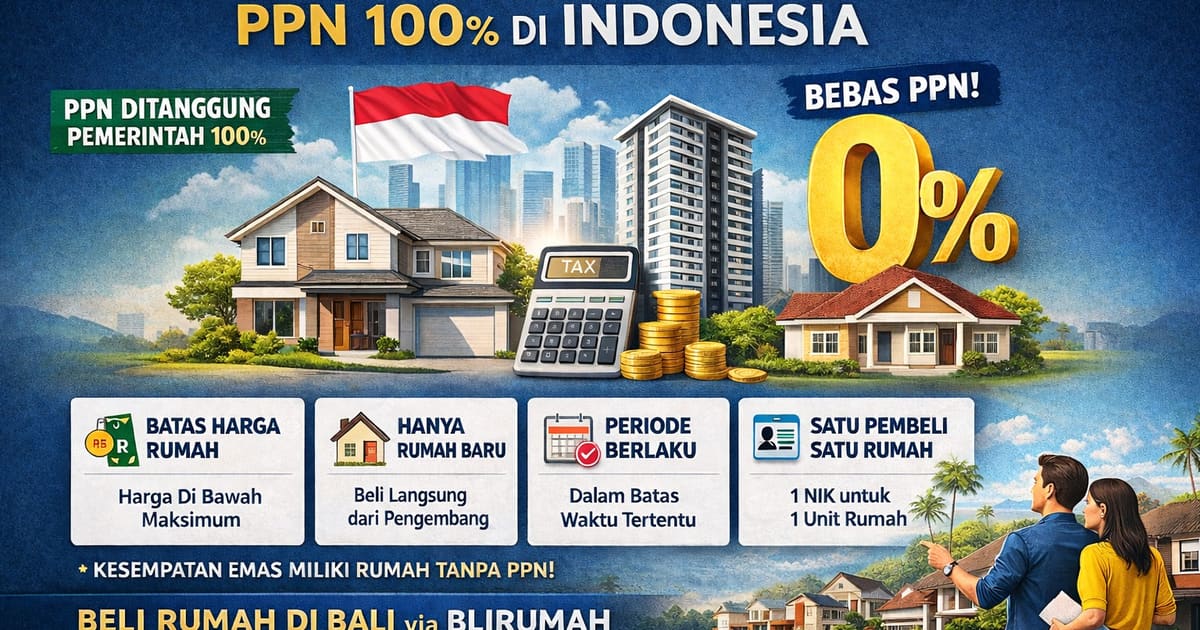 PPN Rumah 100% DTP Resmi Berlaku, Ini Aturan Terbarunya