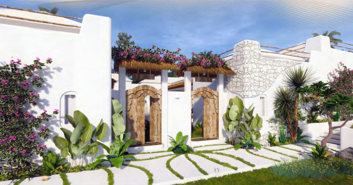 Leasehold Villa Modern Meditteranean 2 Br Villa In Ungasan in Ungasan