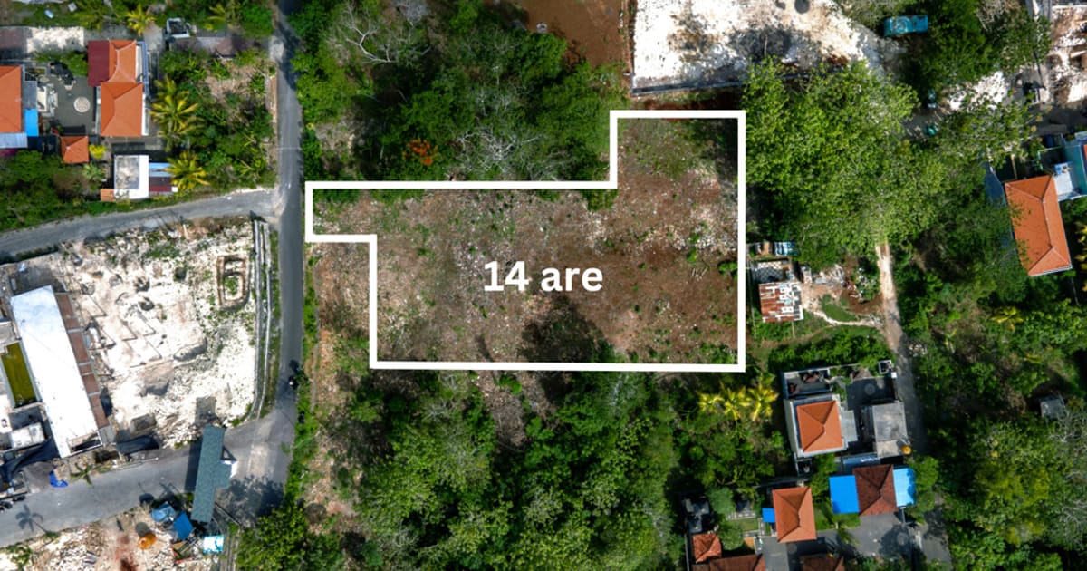 Freehold Land 14 Are Land In Uluwatu in Uluwatu