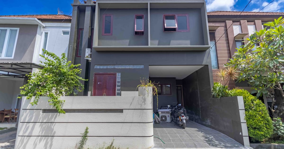Properti Hak Milik Rumah Modern 3 Br Tukad Badung in Renon