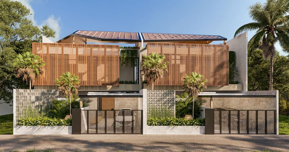 Vila Hak Milik Villa Mewah Modern Di Tumbak Bayuh in Canggu
