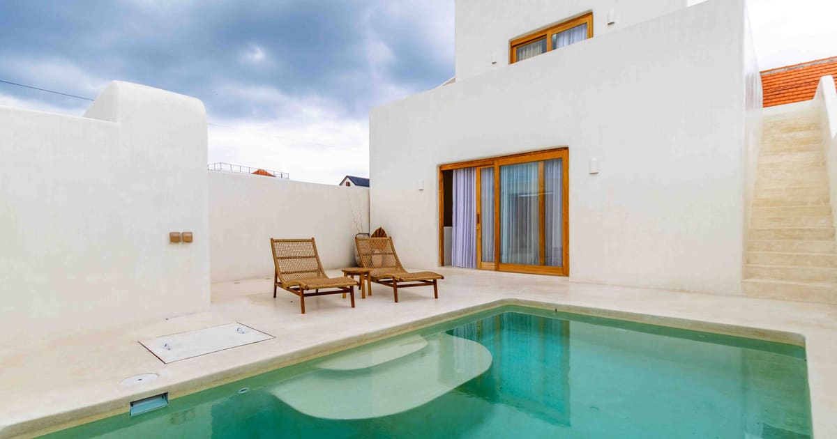 Leasehold Villa Modern Meditteranean Minimalist 2 Br Villa In Canggu in Seseh
