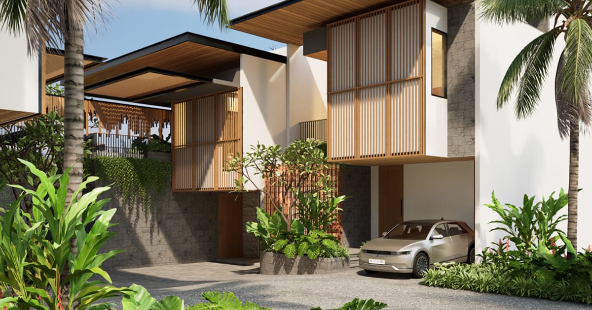 Freehold Property Modern 2br Villa In Canggu in Canggu