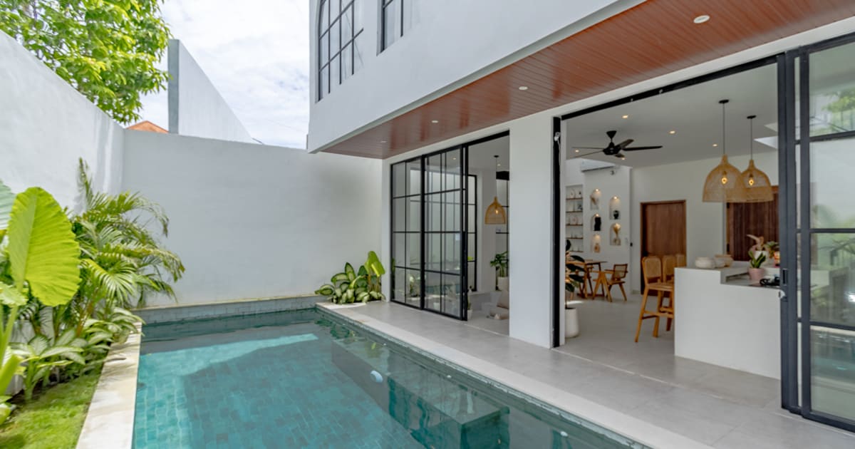 Leasehold Villa Mediterranean Style 3br Villa In Canggu in Canggu