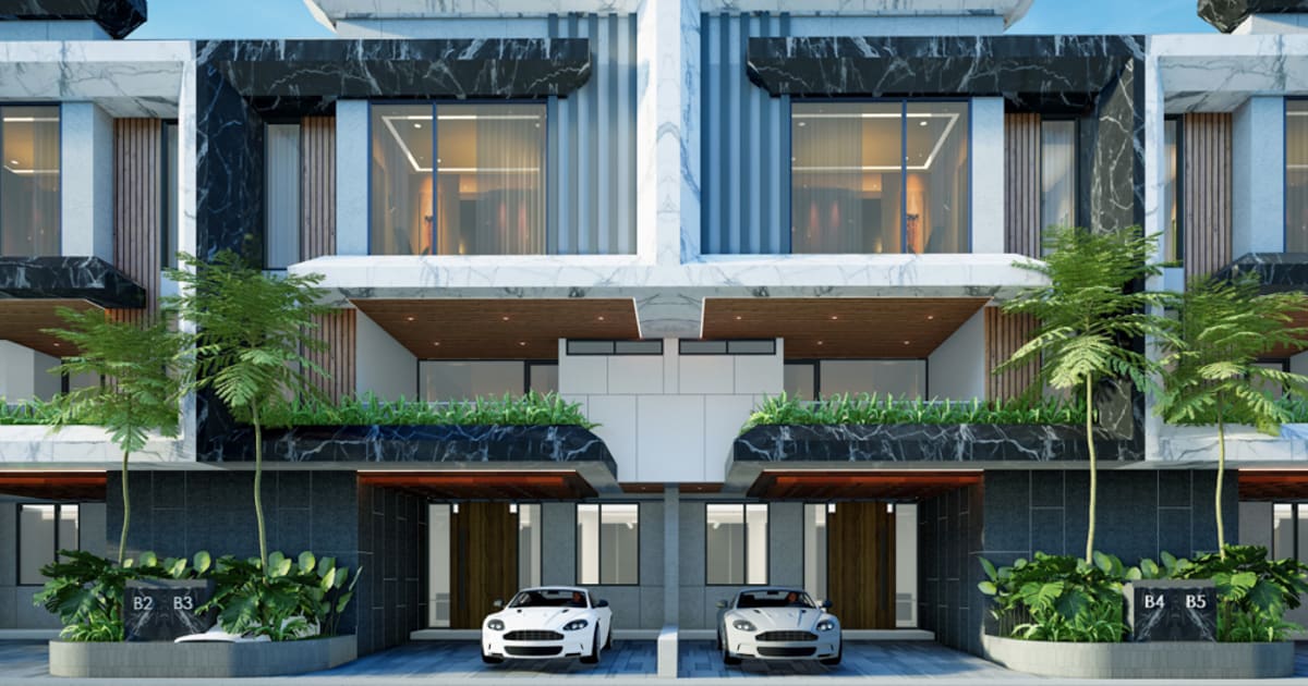 Freehold Property Luxurious 3br Cluster House In Central Kuta in Kuta