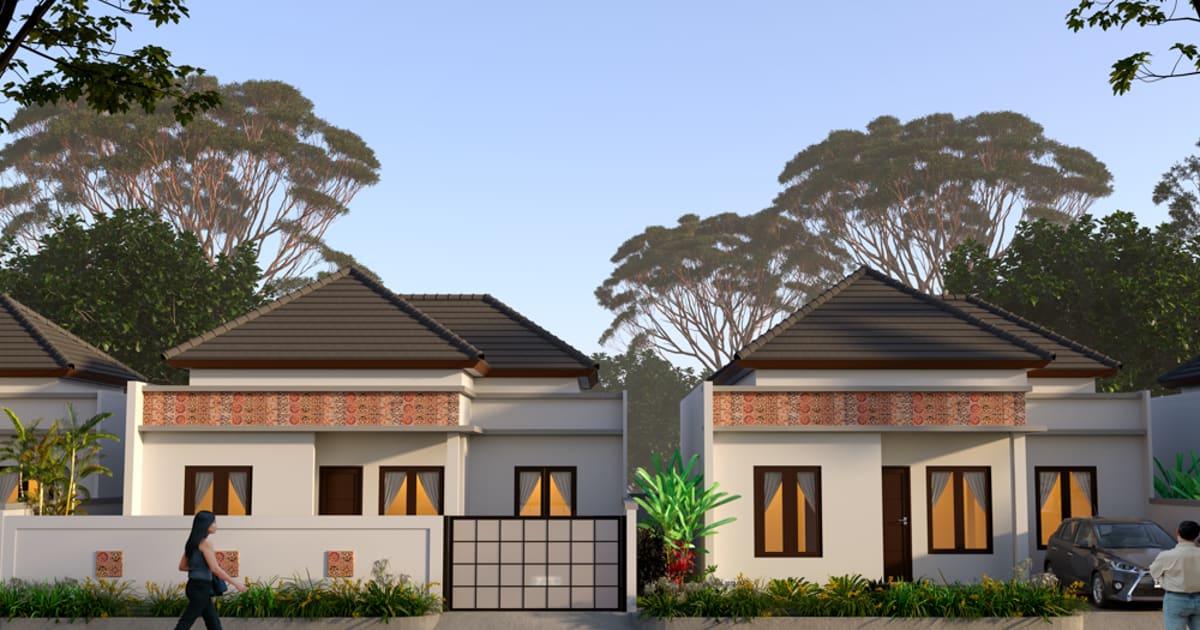Freehold Property Modern House Type 54 In Goa Gong in Jimbaran